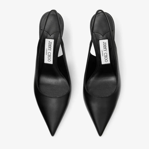 Black Jimmy Choo Love Slingback 85, view 5 | Heels
