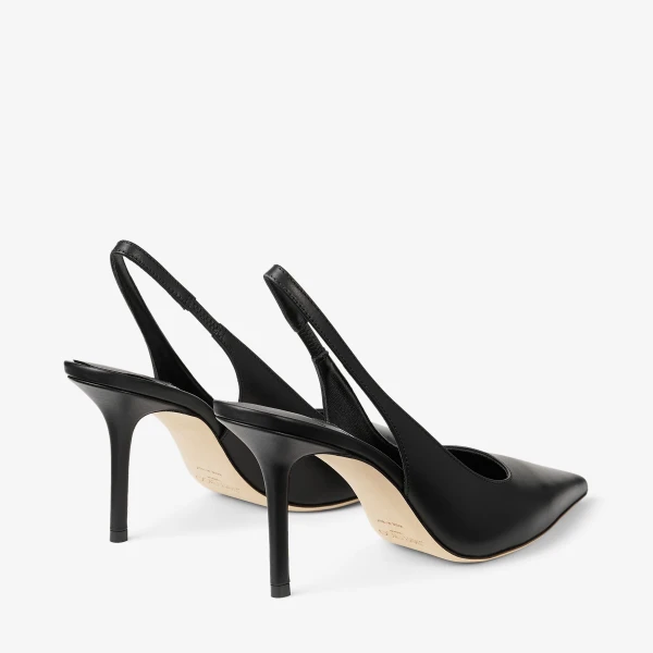 Black Jimmy Choo Love Slingback 85, view 6 | Heels