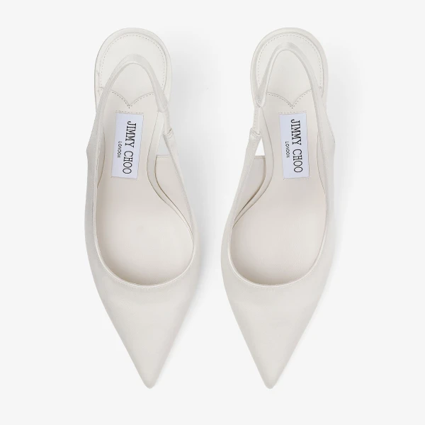 Ivory Jimmy Choo Love Slingback 85, view 5 | Heels