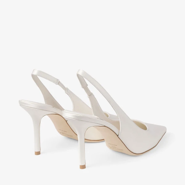Ivory Jimmy Choo Love Slingback 85, view 6 | Heels
