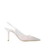 White Jimmy Choo Love Slingback 85 | Heels