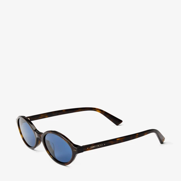 Havana Jimmy Choo Marais Sunglasses, view 3 | Sunglasses