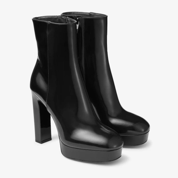 Black Jimmy Choo Marene Ankle Boot 120, view 2 | Boots