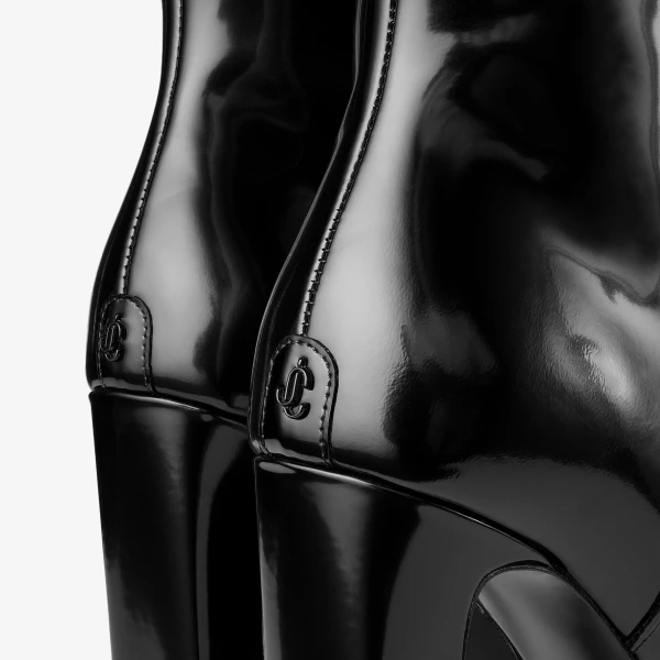 Black Jimmy Choo Marene Ankle Boot 120, view 3 | Boots