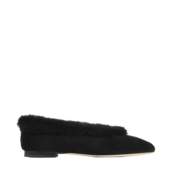 Black Jimmy Choo Margot Flat | Flats