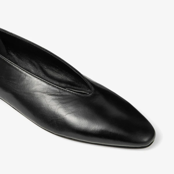 Black Jimmy Choo Margot Flat, view 5 | Flats