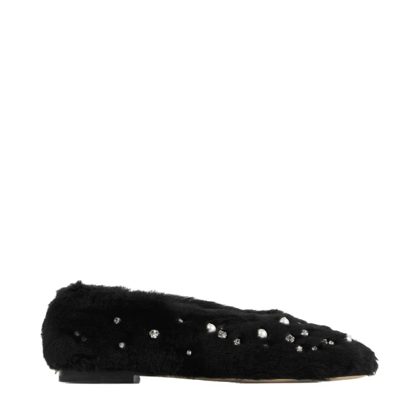 Black Jimmy Choo Margot Flat | Flats