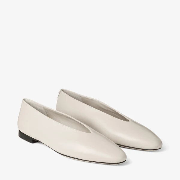 Bone Jimmy Choo Margot Flat, view 3 | Flats