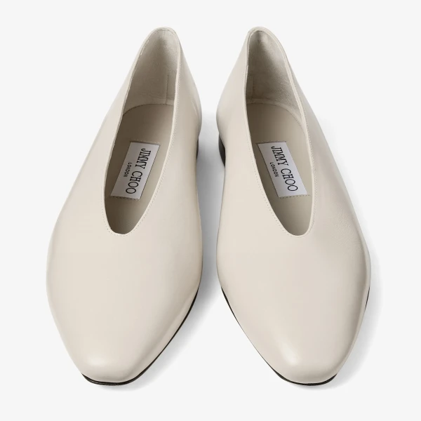 Bone Jimmy Choo Margot Flat, view 5 | Flats