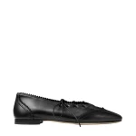Black Jimmy Choo Margot Lace Up Flat | Flats