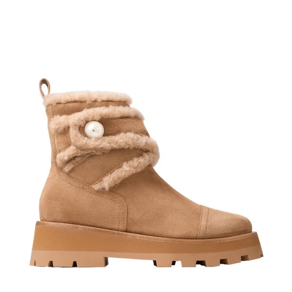 Beige Jimmy Choo Meena Flat | Boots