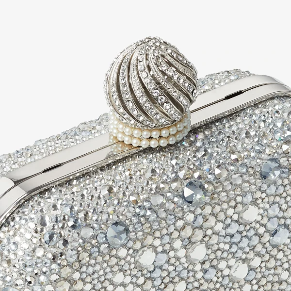 Crystal Jimmy Choo Micro Cloud Mini Bag, view 4 | Mini Bags
