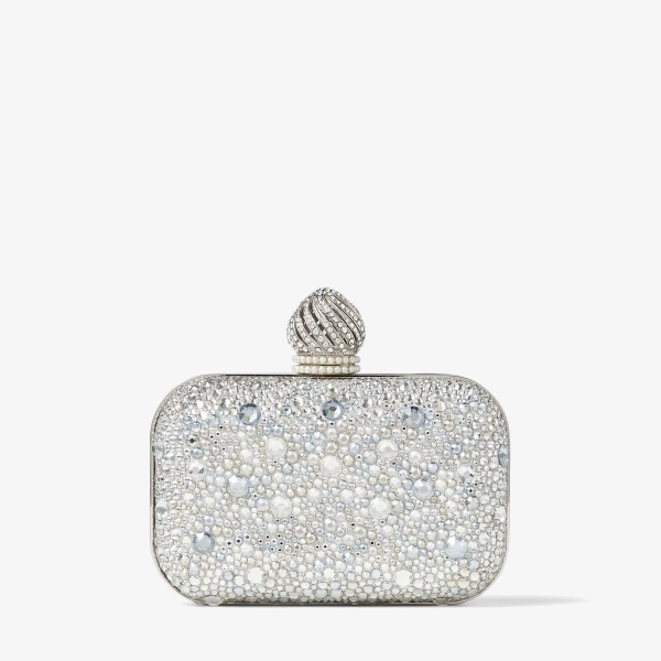 Crystal Jimmy Choo Micro Cloud Mini Bag, view 5 | Mini Bags