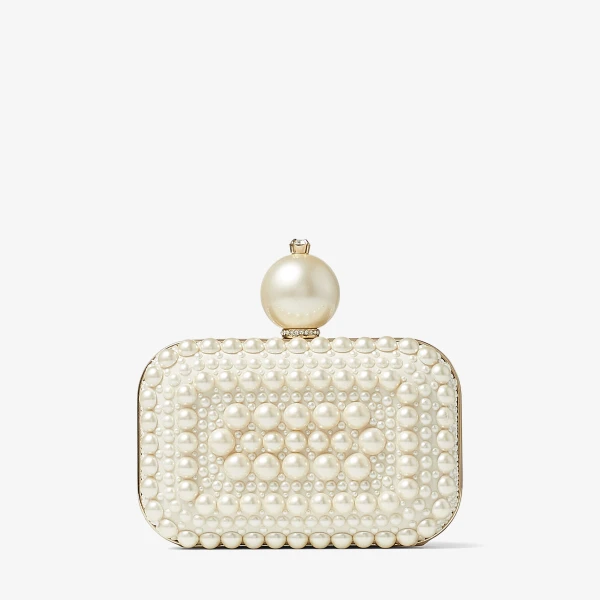 White Jimmy Choo Micro Cloud Mini Bag, view 5 | Mini Bags