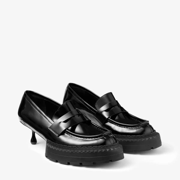 Black Jimmy Choo Noir Kei Ninomiya Maxi Loafer, view 2 | Loafers