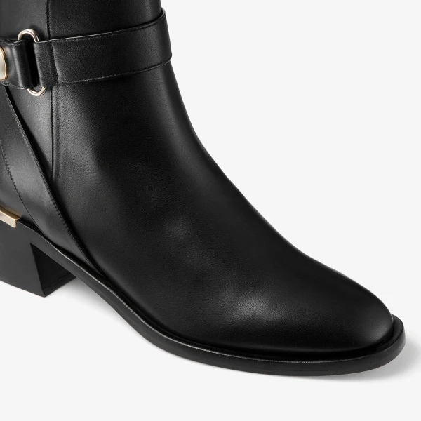 Black Jimmy Choo Noor 45 Boots, view 4 | Boots