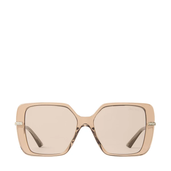 Beige Jimmy Choo Pati Sunglasses | Sunglasses