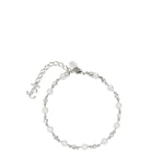 Metallic Jimmy Choo Pearl Crystal Anklet | Jewelry