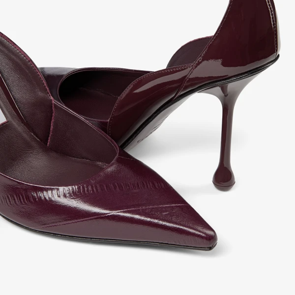 Dark Merlot Jimmy Choo Quinci 95 Pumps, view 4 | Heels