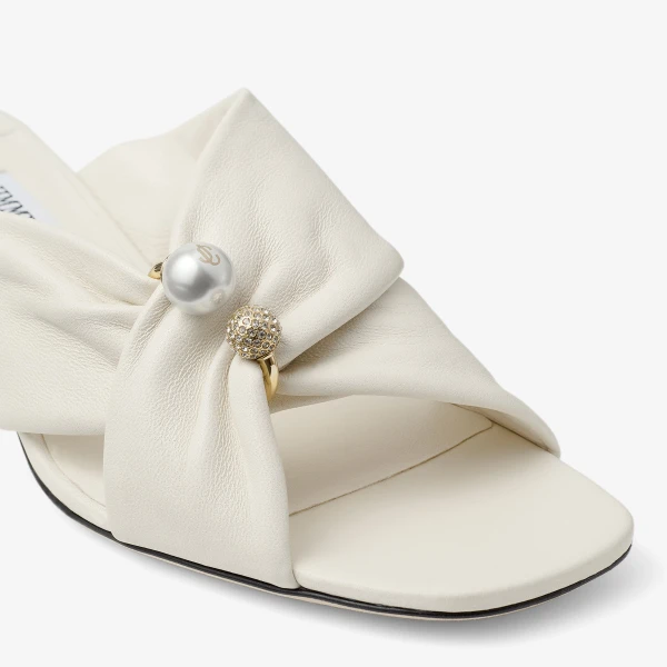 Latte Jimmy Choo Rafi 45 Sandals, view 4 | Sandals
