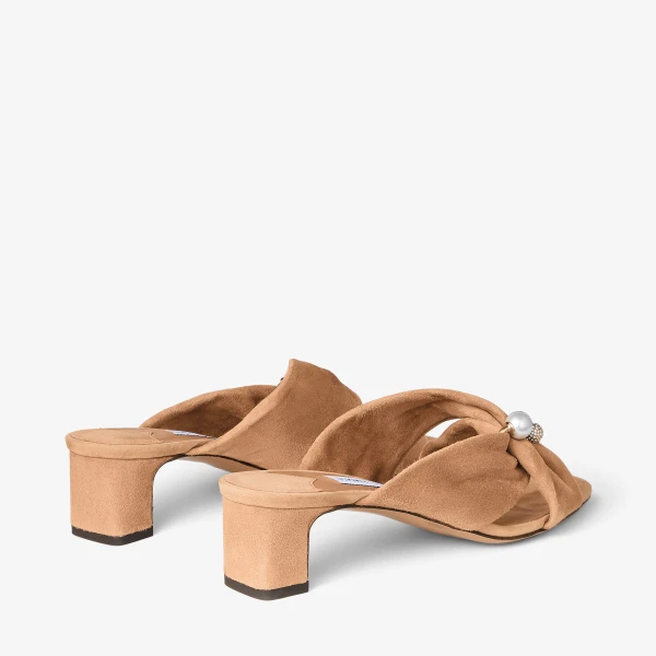 Toffee Jimmy Choo Rafi 45 Sandals, view 6 | Sandals