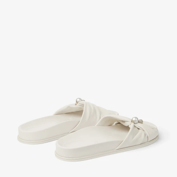 Latte Jimmy Choo Rafi Flat, view 6 | Sandals