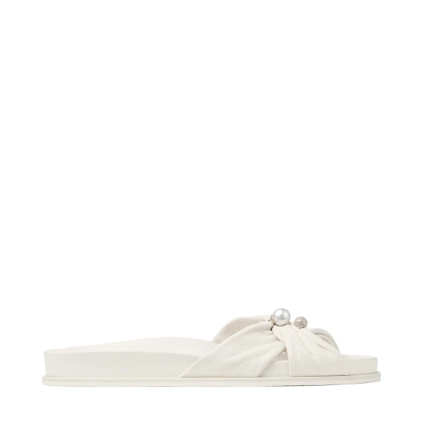 Beige Jimmy Choo Rafi Flat | Sandals