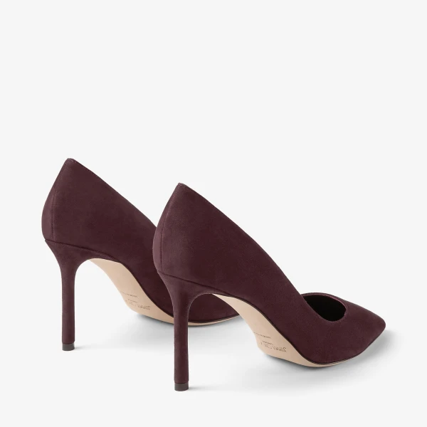 Deep Merlot Jimmy Choo Romy 85 Pumps, view 5 | Heels