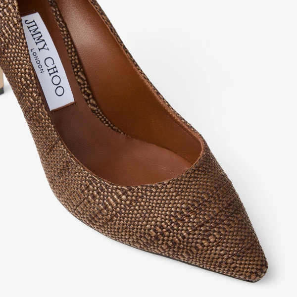 Tan Jimmy Choo Romy 85 Pumps, view 4 | Heels