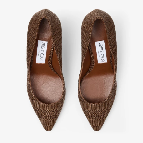 Tan Jimmy Choo Romy 85 Pumps, view 5 | Heels