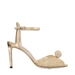 Metallic Jimmy Choo Sacora 85 Sandals | Sandals