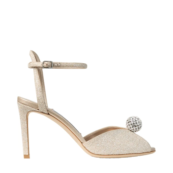 Metallic Jimmy Choo Sacora 85 Sandals | Sandals