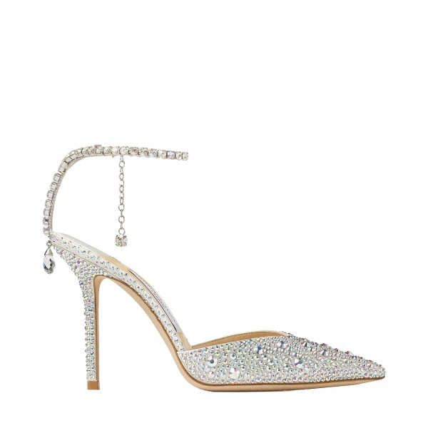 Ivory Jimmy Choo Saeda 100 Pumps | Heels