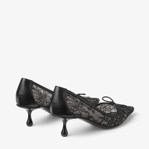 Black Jimmy Choo Scarlett 50 Pumps, view 5 | Heels