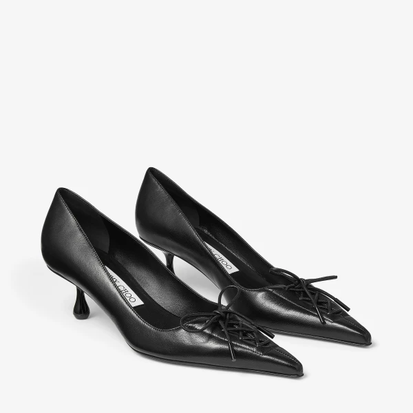 Black Jimmy Choo Scarlett 50 Pumps, view 4 | Heels