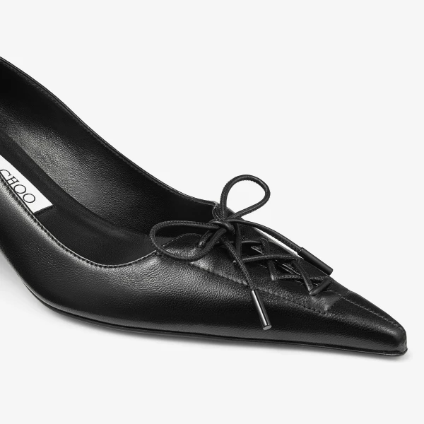 Black Jimmy Choo Scarlett 50 Pumps, view 5 | Heels