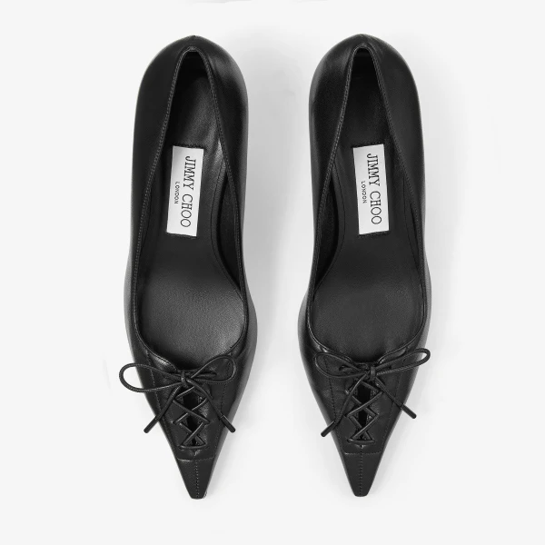 Black Jimmy Choo Scarlett 50 Pumps, view 6 | Heels
