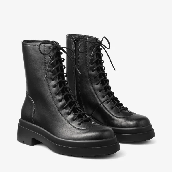 Black Jimmy Choo Sima Flat, view 3 | Boots