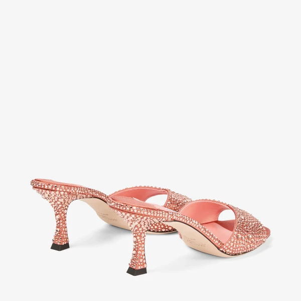 Grapefruit Jimmy Choo Skye 70 Mules, view 6 | Mules
