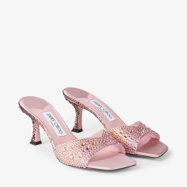Silky Blush Mix Jimmy Choo Skye 70 Sandals, view 3 | Sandals