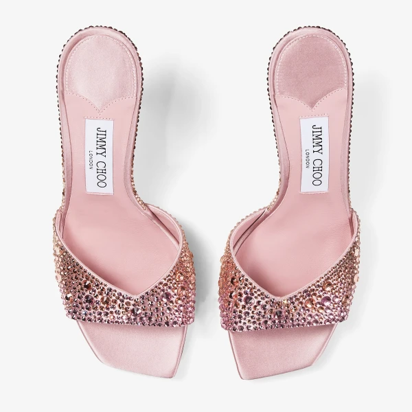 Silky Blush Mix Jimmy Choo Skye 70 Sandals, view 4 | Sandals