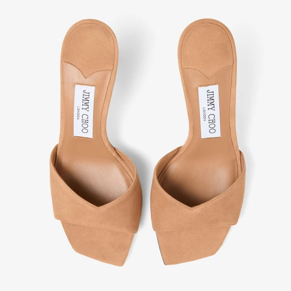 Toffee Jimmy Choo Skye 70 Sandals, view 4 | Sandals