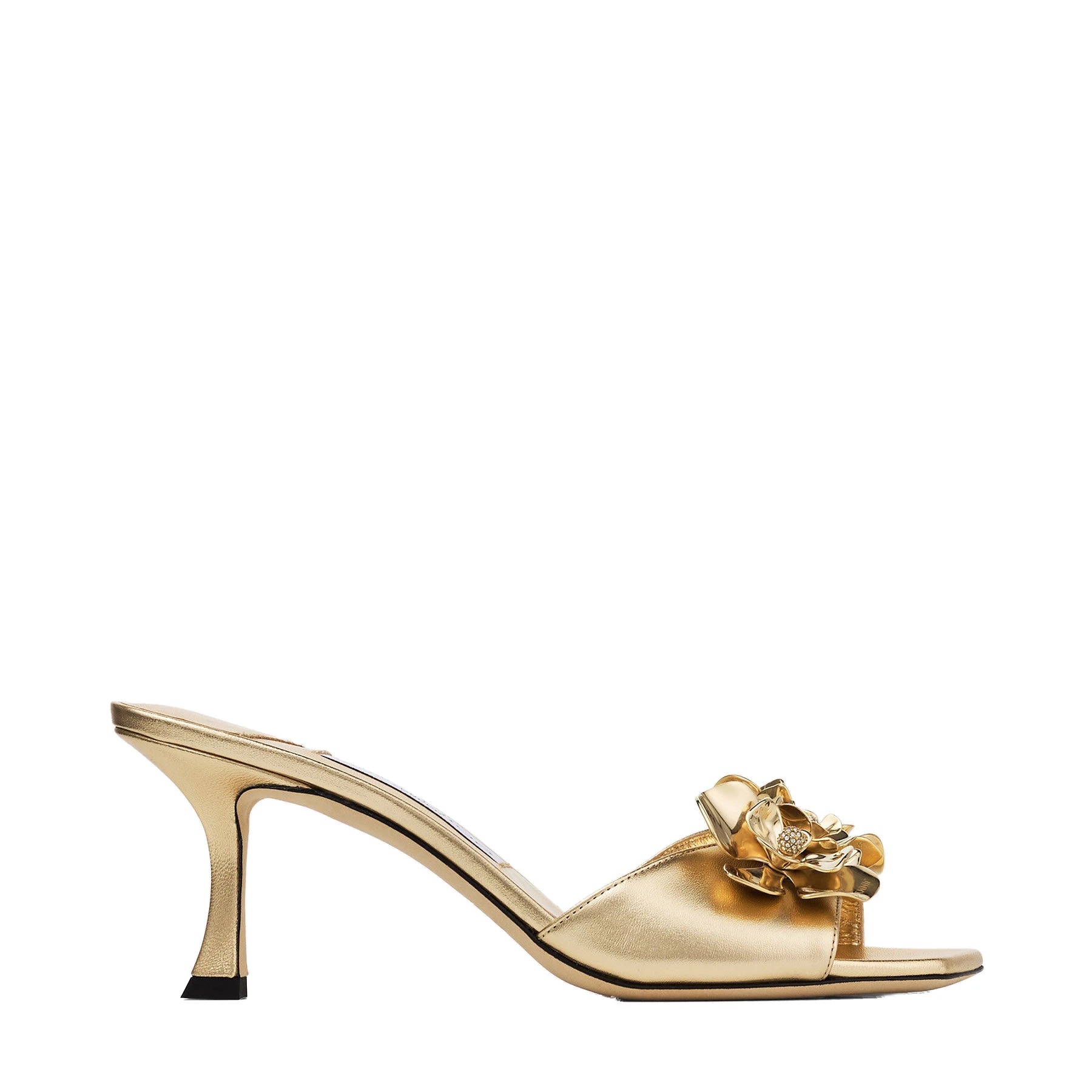 Jimmy Choo Skye 70 Zea Flower Mule Sandals