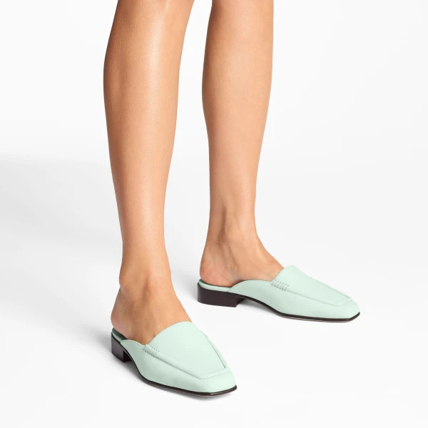 Cool Mint Jimmy Choo Slide, view 2 | Mules