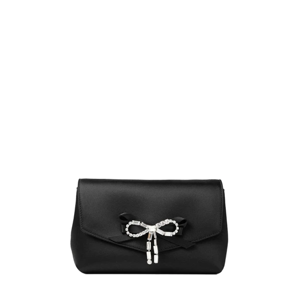 Black Jimmy Choo Soft Bow Mini Bag | Mini Bags
