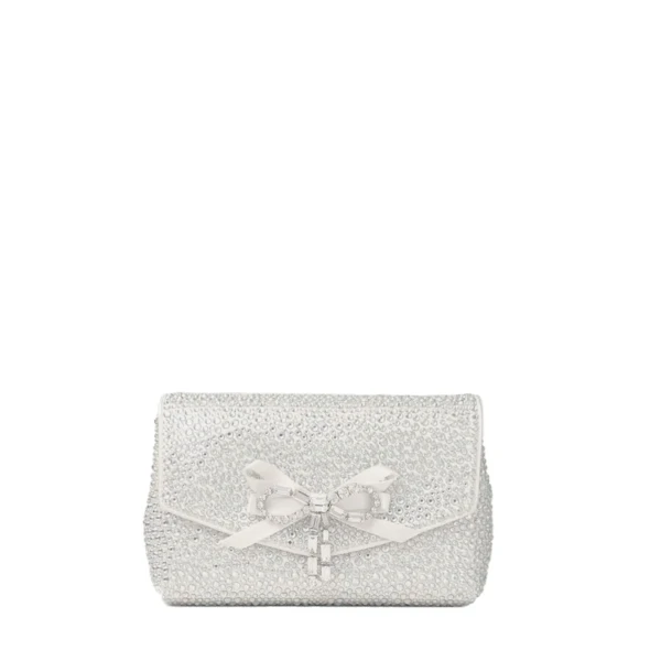Ivory Jimmy Choo Soft Bow Mini Bag | Mini Bags