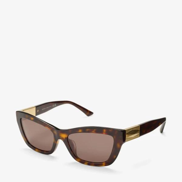 Havana Jimmy Choo Solene Sunglasses, view 2 | Sunglasses