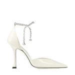 Beige Jimmy Choo Stevie 100 Pumps | Heels