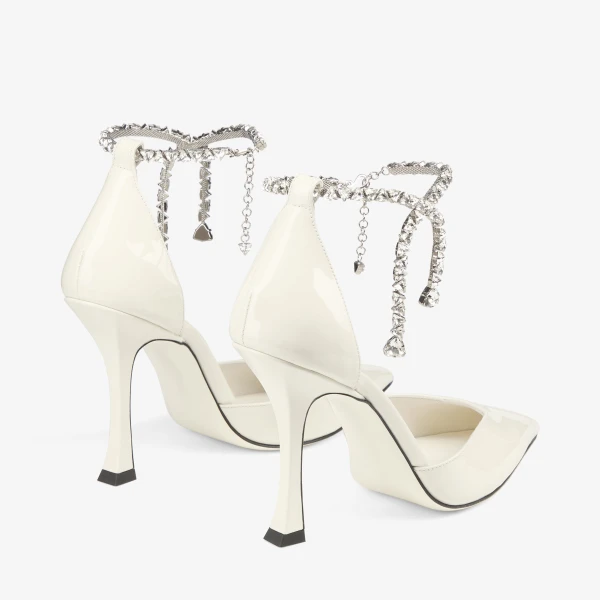 Latte Jimmy Choo Stevie 100 Pumps, view 6 | Heels