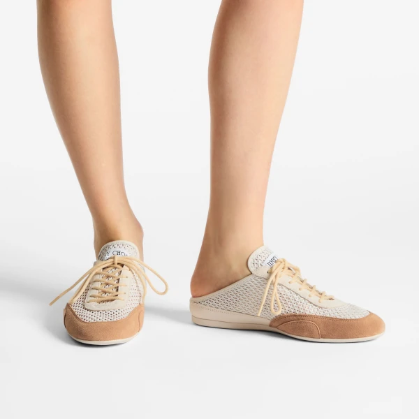 Latte and Toffee Mix Jimmy Choo Sunny Mule, view 6 | Sneakers